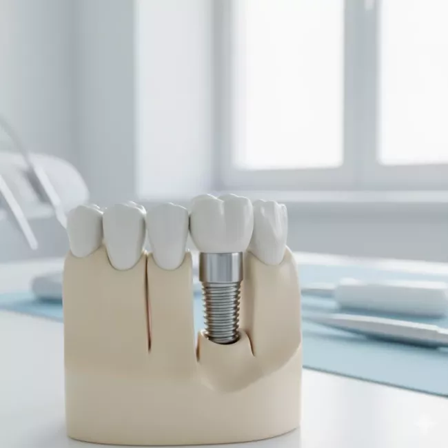 Tratamientos de implantología en la Clínica Dental Lacaci, ofreciendo soluciones dentales avanzadas para una sonrisa duradera.