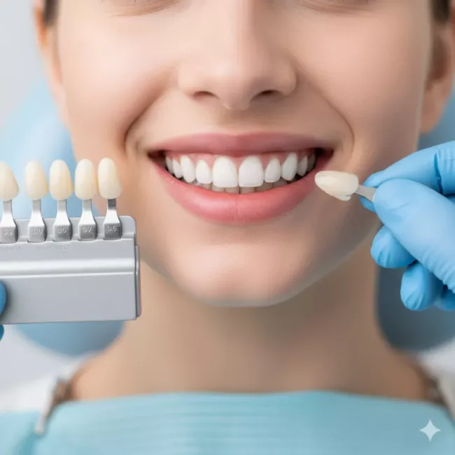 Tratamientos de estética dental en la Clínica Dental Lacaci, para mejorar la apariencia de tu sonrisa con técnicas avanzadas.